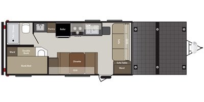 2015 Keystone Springdale 190SRTWE floorplan