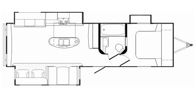 2015 Winnebago Ultralite 30RESS floorplan