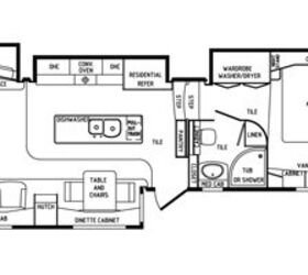 2015 DRV Mobile Suites Estates 41RSSB4 floorplan