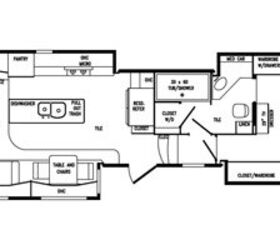 2015 DRV Mobile Suites Estates 43 Cincinnati floorplan