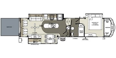 2015 Forest River Sierra 360PDEK floorplan