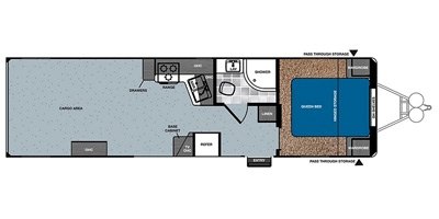 2015 Forest River Work And Play 30WLA floorplan