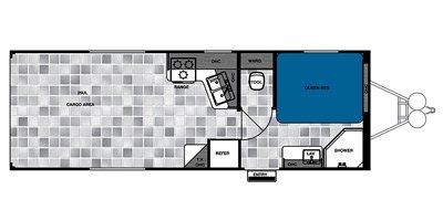 2015 Forest River Work And Play ULTRA Lite 25UL floorplan