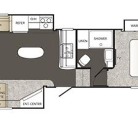 2015 Keystone Outback 286FRL floorplan