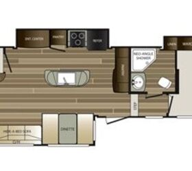 2016 Keystone Cougar 336BHS floorplan