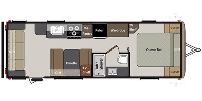 2016 Keystone Springdale 256RLWE floorplan