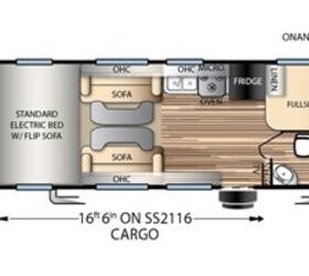 2016 Forest River Stealth SS2116 floorplan