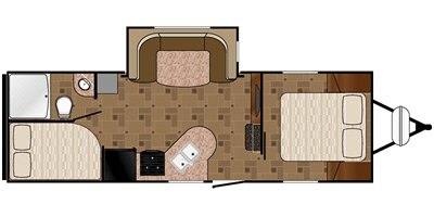 2016 Heartland Prowler 26P BHS floorplan