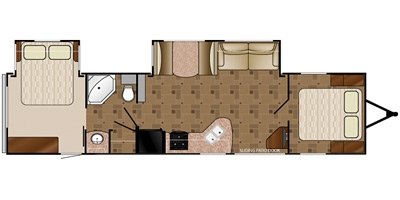 2016 Heartland Prowler 37P DBR floorplan