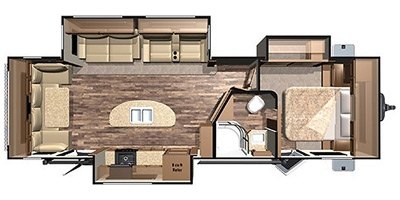 2016 Highland Ridge Mesa Ridge MR291RLS floorplan