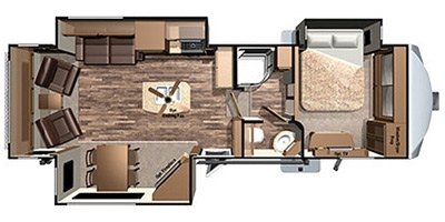 2016 Highland Ridge Mesa Ridge MF316RLS floorplan
