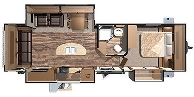 2016 Highland Ridge Mesa Ridge MR292RLS floorplan