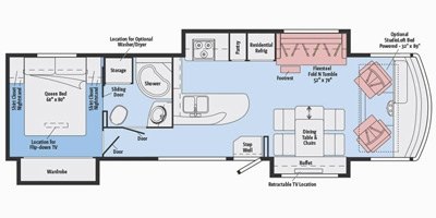 2016 Winnebago Vista LX 36Y floorplan