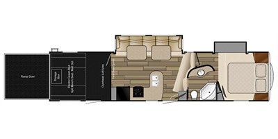 2016 Heartland Road Warrior RW 30C Ti Titanium Edition floorplan