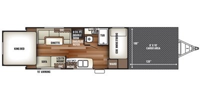 2016 Forest River Wolf Pack 20PACK10 floorplan