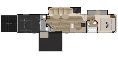 2016 Heartland Road Warrior RW 427 floorplan