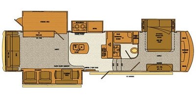 2016 Lifestyle Lifestyle LS395SH Storage floorplan