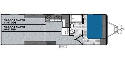 2016 Forest River Work And Play ULTRA 28UCR floorplan