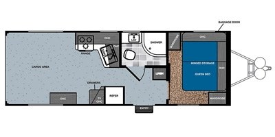 2016 Forest River Work And Play ULTRA 25ULA floorplan