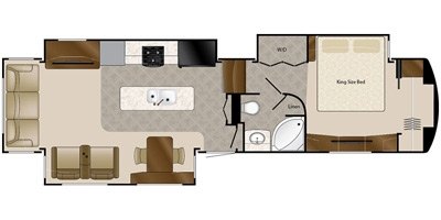 2016 DRV Elite Suites 38RSSB3 floorplan