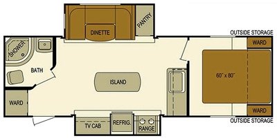 2016 Skyline Layton Javelin Series 235RB floorplan