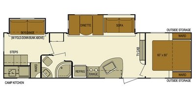 2016 Skyline Layton Javelin Series 305BH floorplan