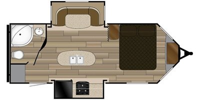 2016 Cruiser RV Radiance Touring R-21VKS floorplan