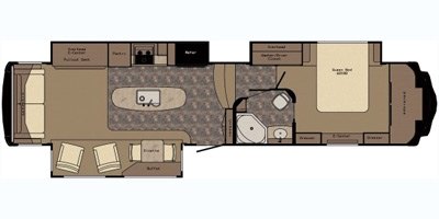 2016 Redwood Redwood RW38RL floorplan