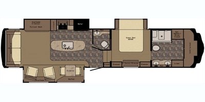 2016 Redwood Redwood RW39MB floorplan