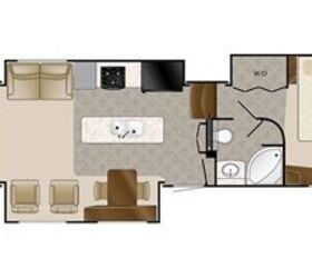 2016 DRV Mobile Suites 43 Manhattan floorplan