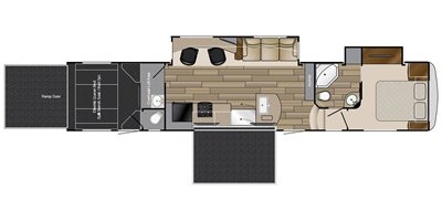 2016 Cruiser RV Boss 4290 floorplan