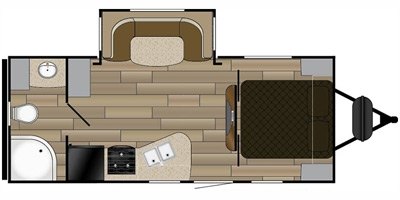 2016 Cruiser RV Fun Finder Xtreme Lite X-214WSD floorplan