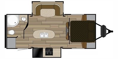 2016 Cruiser RV Fun Finder Xtreme Lite X-233RBS floorplan