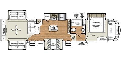 2016 forest river sandpiper luxury fifth wheel 389rd