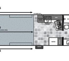 2016 Forest River Work And Play FRP 26FBW floorplan