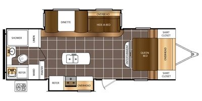 2017 Prime Time Manufacturing Tracer Executive 2750 RBS floorplan