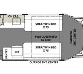 2017 Coachmen Orion T24TB floorplan