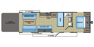 2017 Jayco Octane Super Lite 272 floorplan