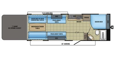 2017 Jayco Octane Super Lite 260 floorplan