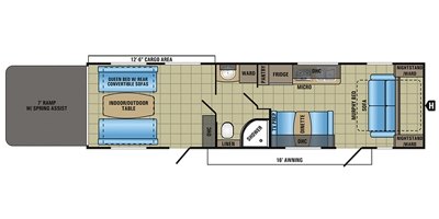 2017 Jayco Octane Super Lite 312 floorplan