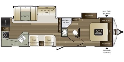 2017 Keystone Cougar Half-Ton 29RKSWE floorplan