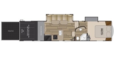 2017 Heartland Road Warrior RW 30C floorplan