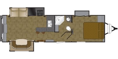 2017 Heartland Mallard M292 floorplan