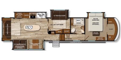 2017 Grand Design Solitude 377MBS floorplan