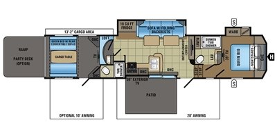 2017 Jayco Seismic 4213 floorplan