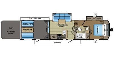 2017 Jayco Seismic Wave 310W floorplan