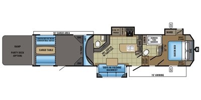 2017 Jayco Seismic Wave 416W floorplan