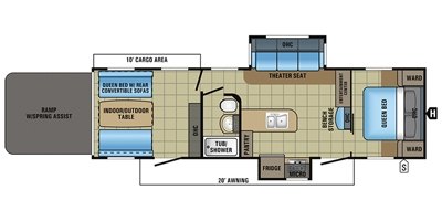 2017 Jayco Octane T32C floorplan