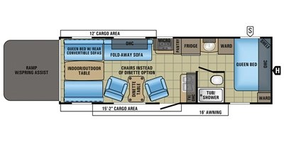 2017 Jayco Octane T26Y floorplan