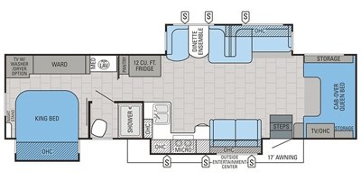 2017 Jayco Seneca 37TS floorplan